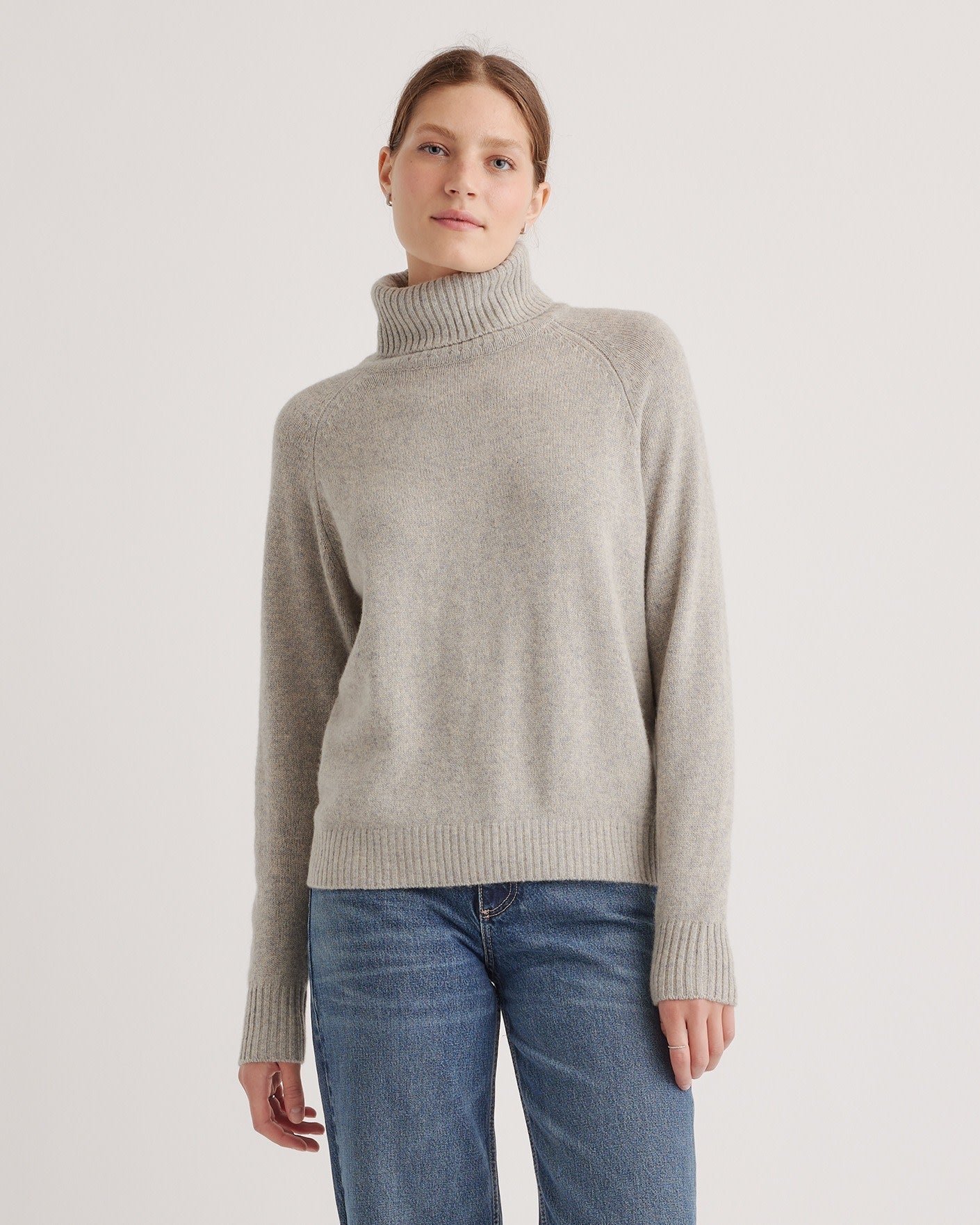 100% Yak Wool Turtleneck Sweater