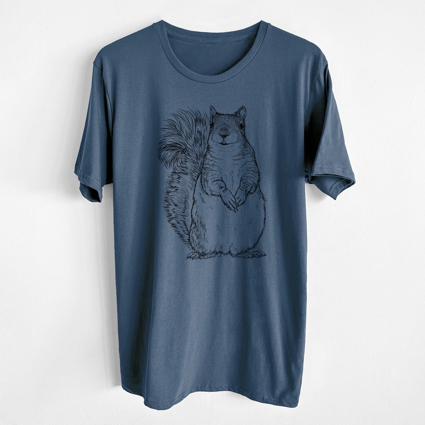 Western Grey Squirrel - Sciurus griseus - Unisex Crewneck - Made in USA - 100% Organic Cotton