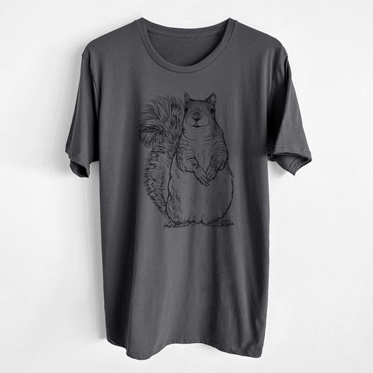 Western Grey Squirrel - Sciurus griseus - Unisex Crewneck - Made in USA - 100% Organic Cotton