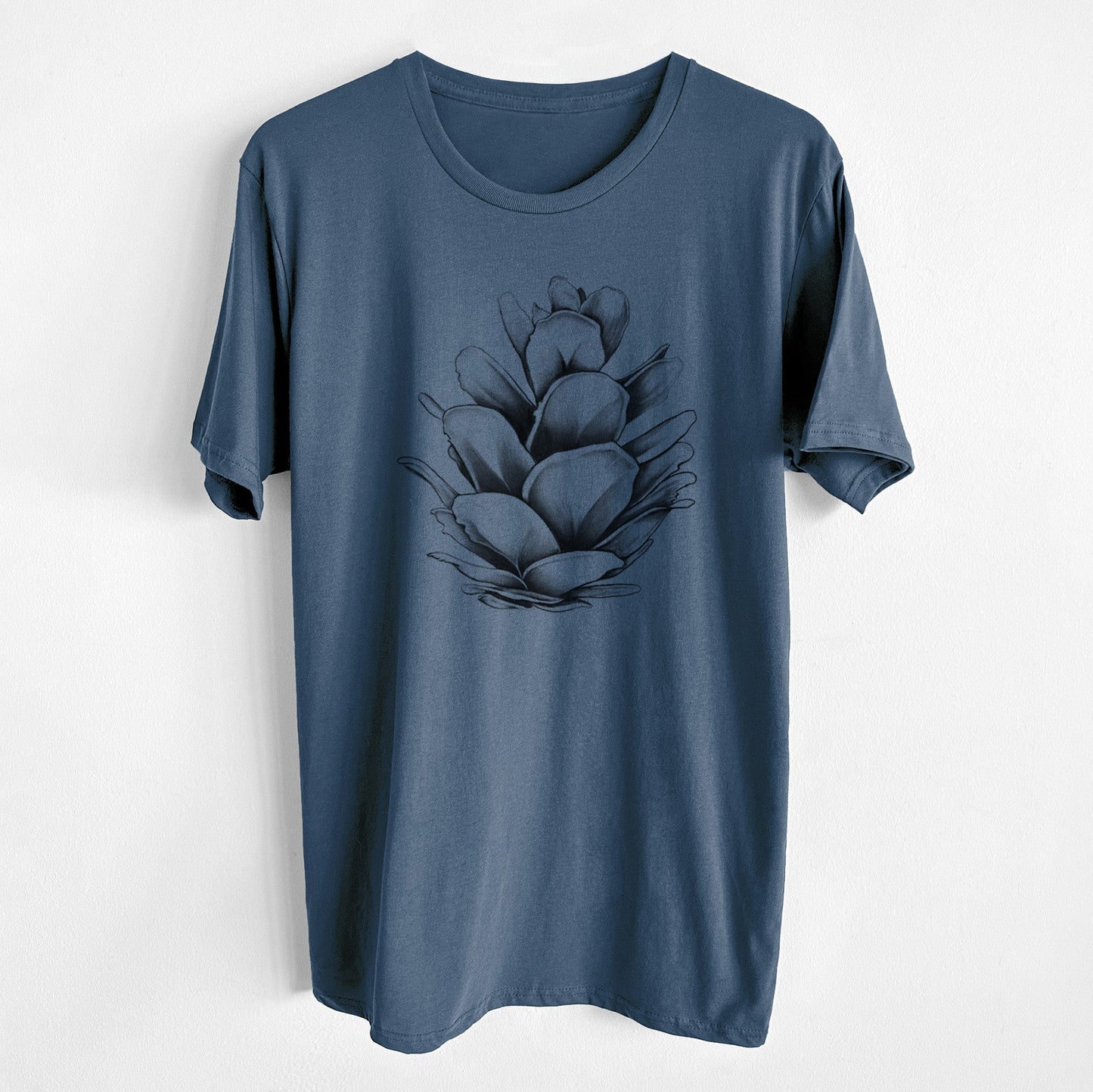Tsuga heterophylla - Western Hemlock Pine Cone - Unisex Crewneck - Made in USA - 100% Organic Cotton