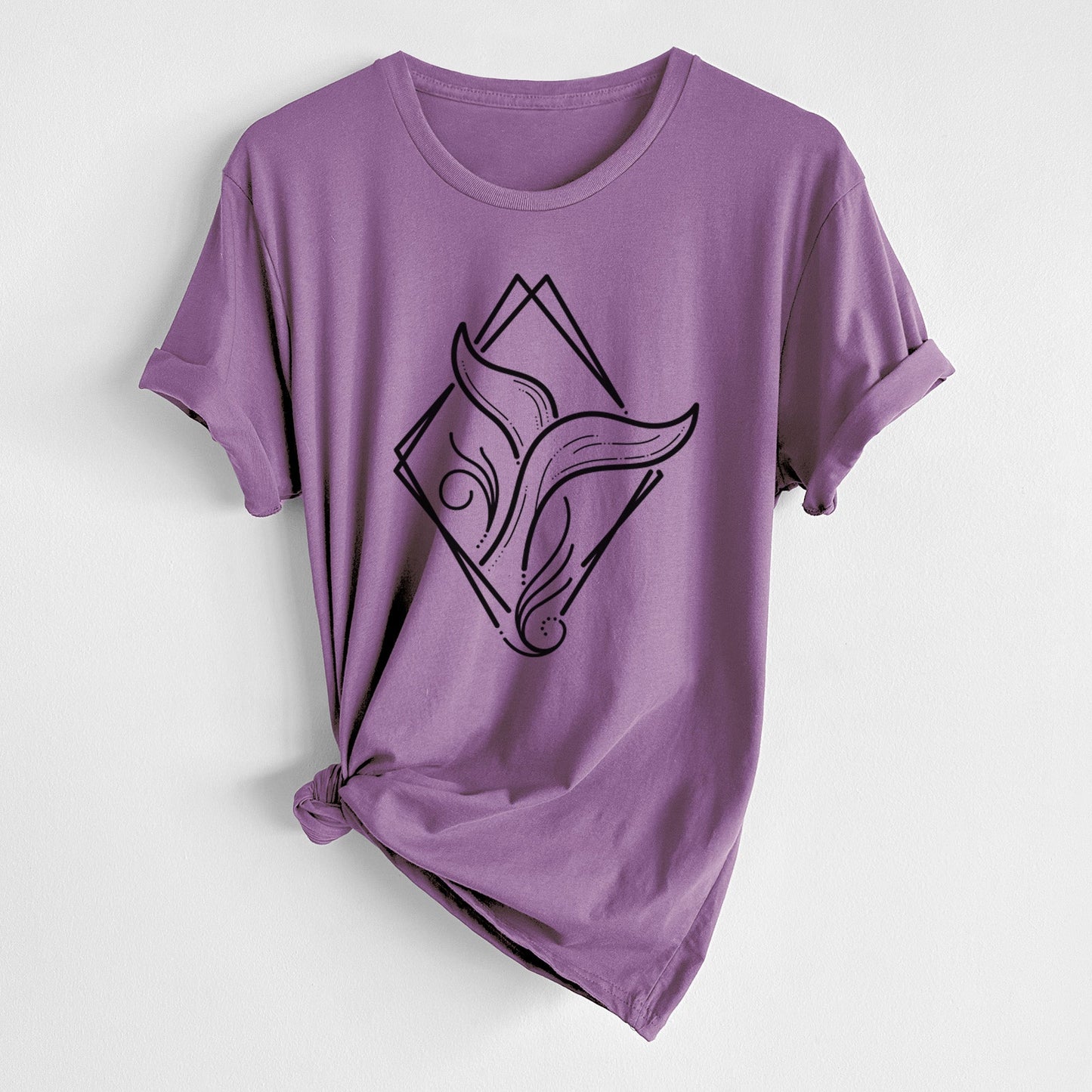 Whale Diamond - Unisex Crewneck - Made in USA - 100% Organic Cotton