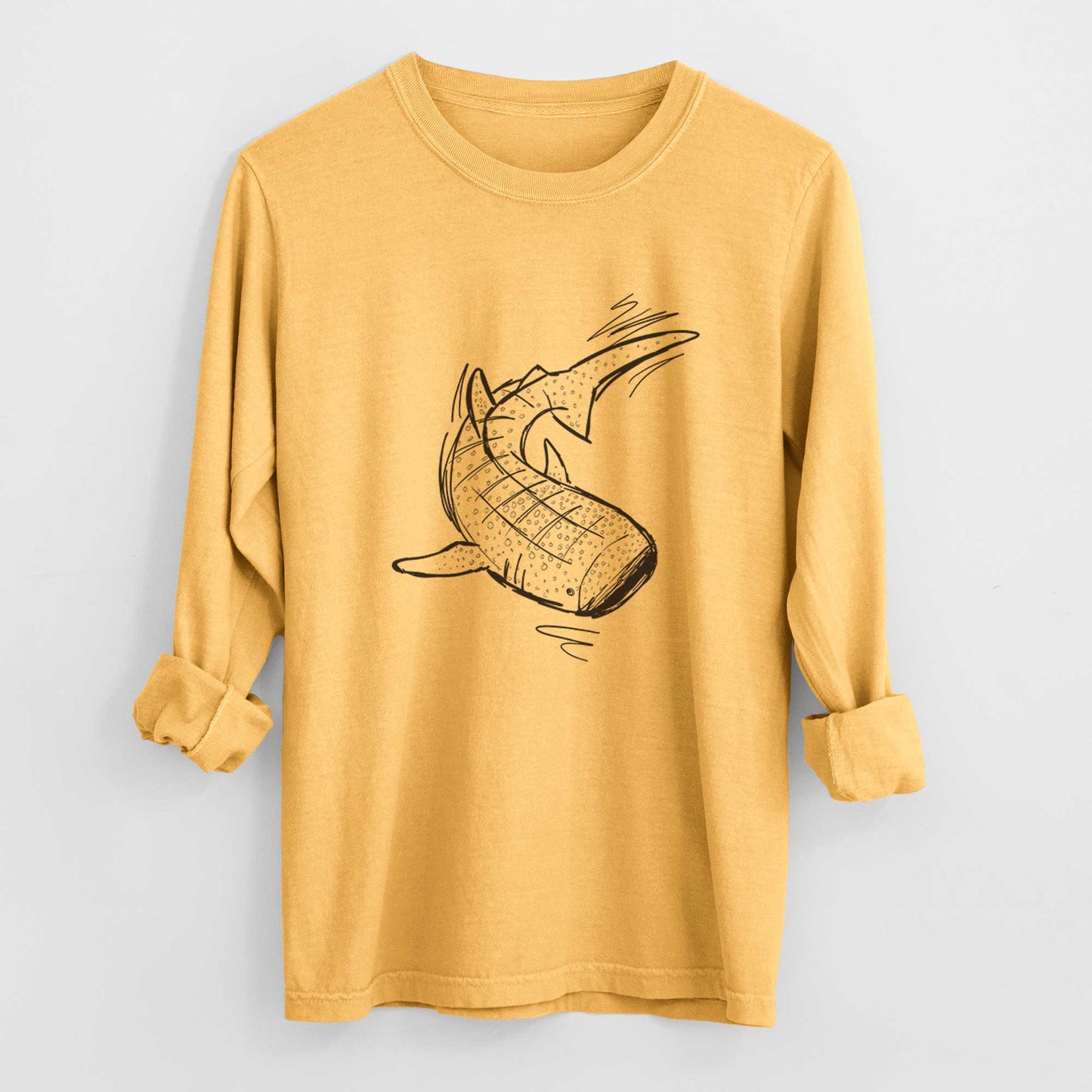 Whale Shark - Heavyweight 100% Cotton Long Sleeve