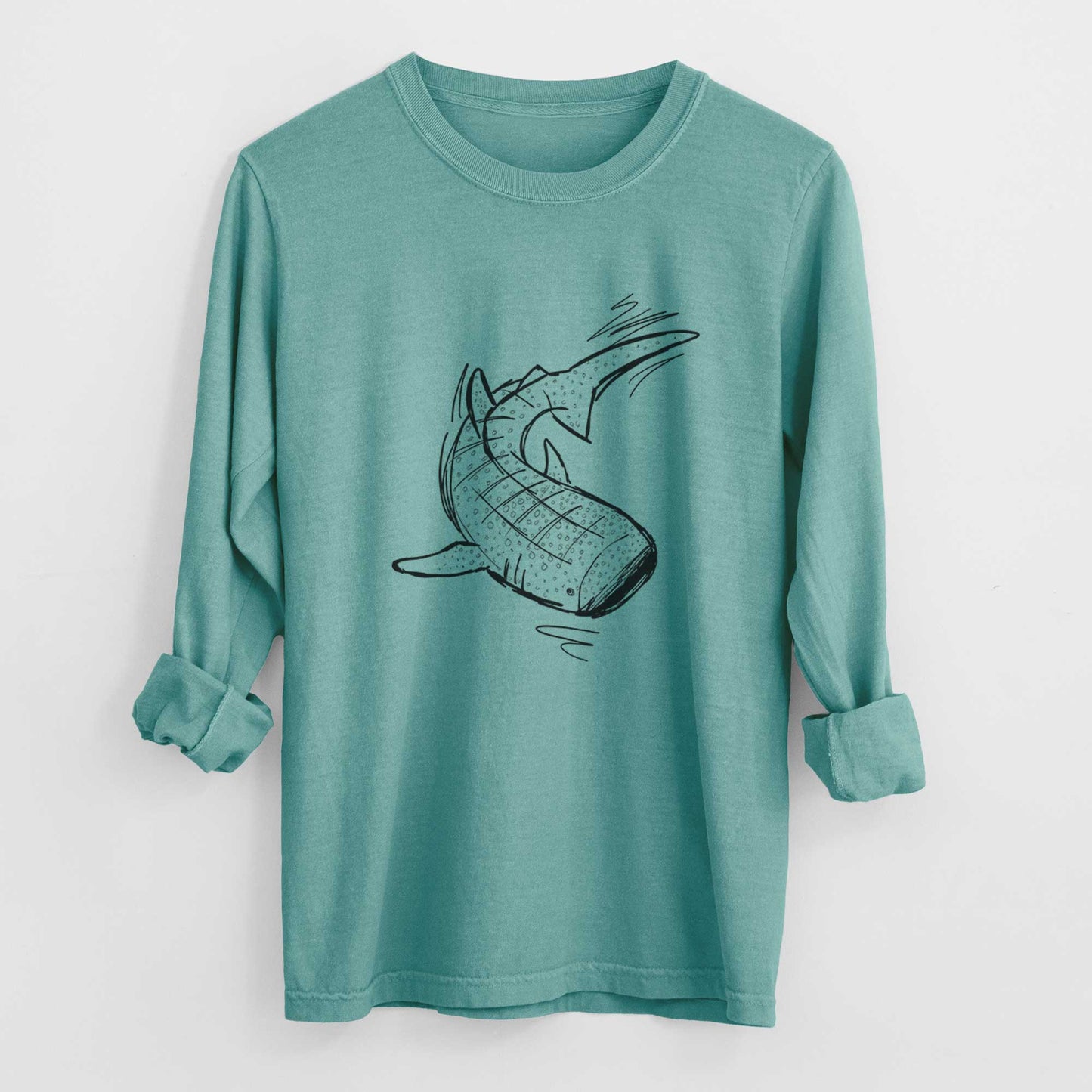 Whale Shark - Heavyweight 100% Cotton Long Sleeve