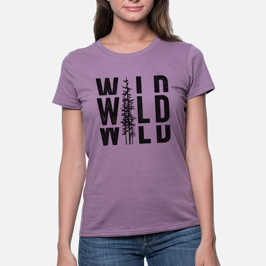 Wild - Women's Crewneck - Made in USA - 100% Organic Cotton