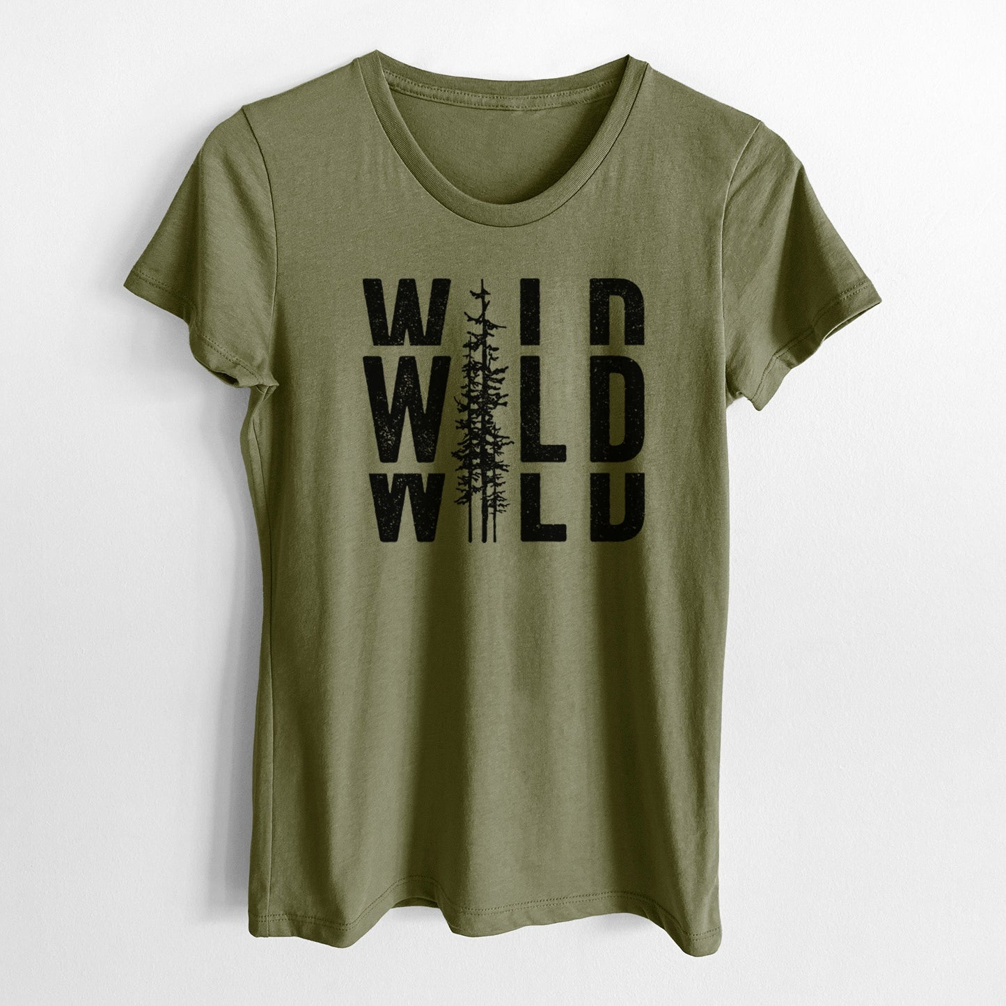 Wild - Women's Crewneck - Made in USA - 100% Organic Cotton