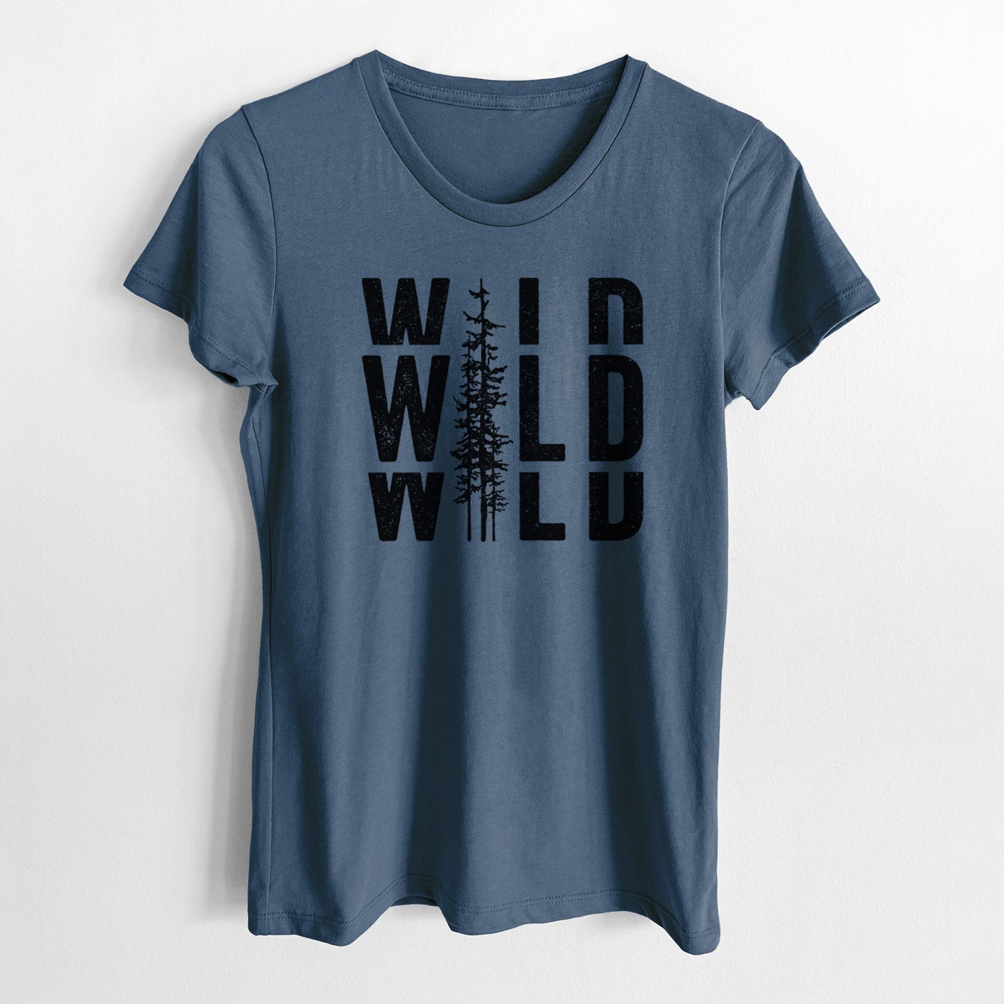 Wild - Women's Crewneck - Made in USA - 100% Organic Cotton