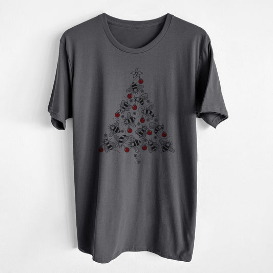 Christmas Tree of Bees - Unisex Crewneck - Made in USA - 100% Organic Cotton