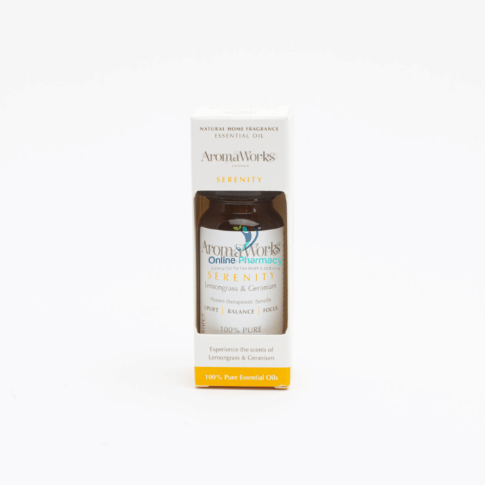 AromaWorks Lemongrass & Germanium Serenity Essential Oil - 10ml