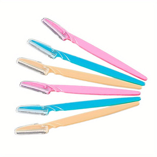3-in-1 Eyebrow Razor with Safety Cover - Facial Shaver, Skin Planer, and Tough Up Tool - Perfect for Skincare Parties and Personal Grooming