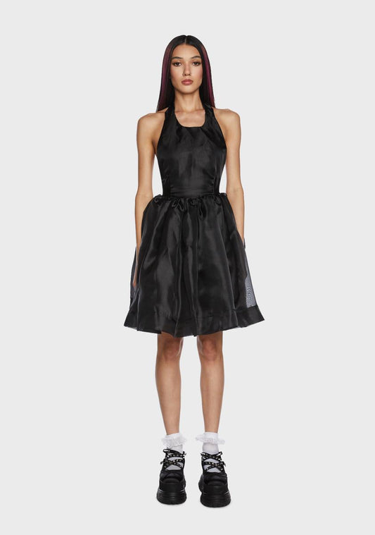 Wonder Haze Halter Dress