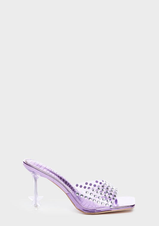 Purple Minnie Star Heels