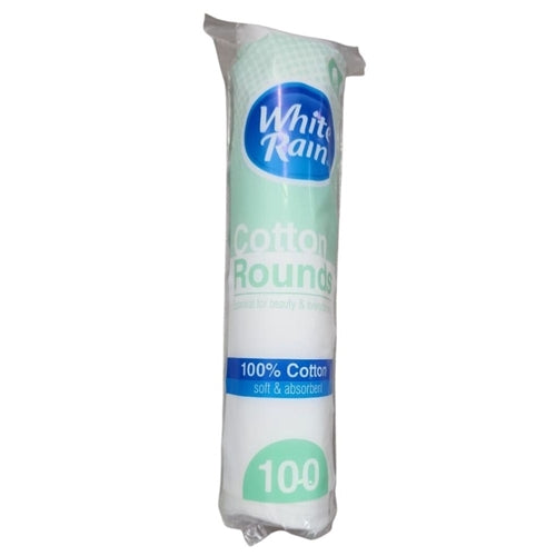 White Rain Cotton Rounds 100's