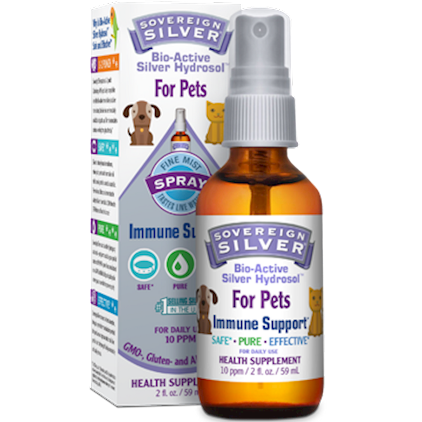 Silver Hydrosol For Pets spray