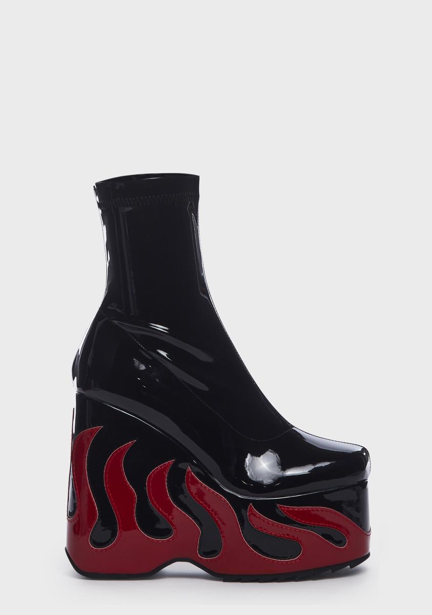 Chaos Calls Flame Boots
