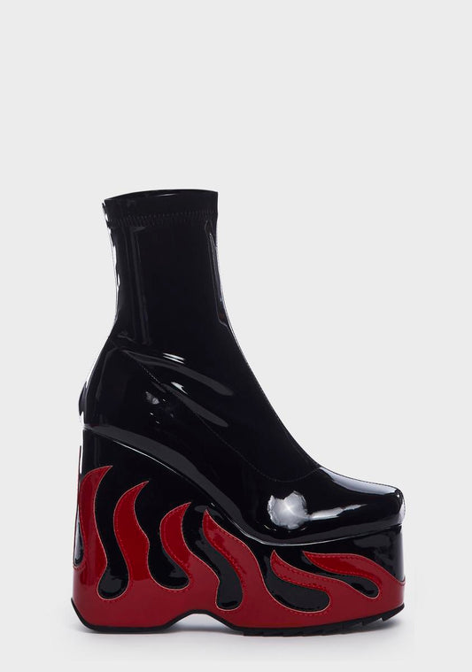 Chaos Calls Flame Boots
