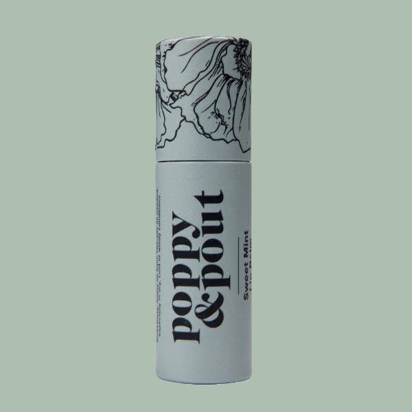 {Poppy & Pout} Flower Power Lip Balm :: Sweet Mint