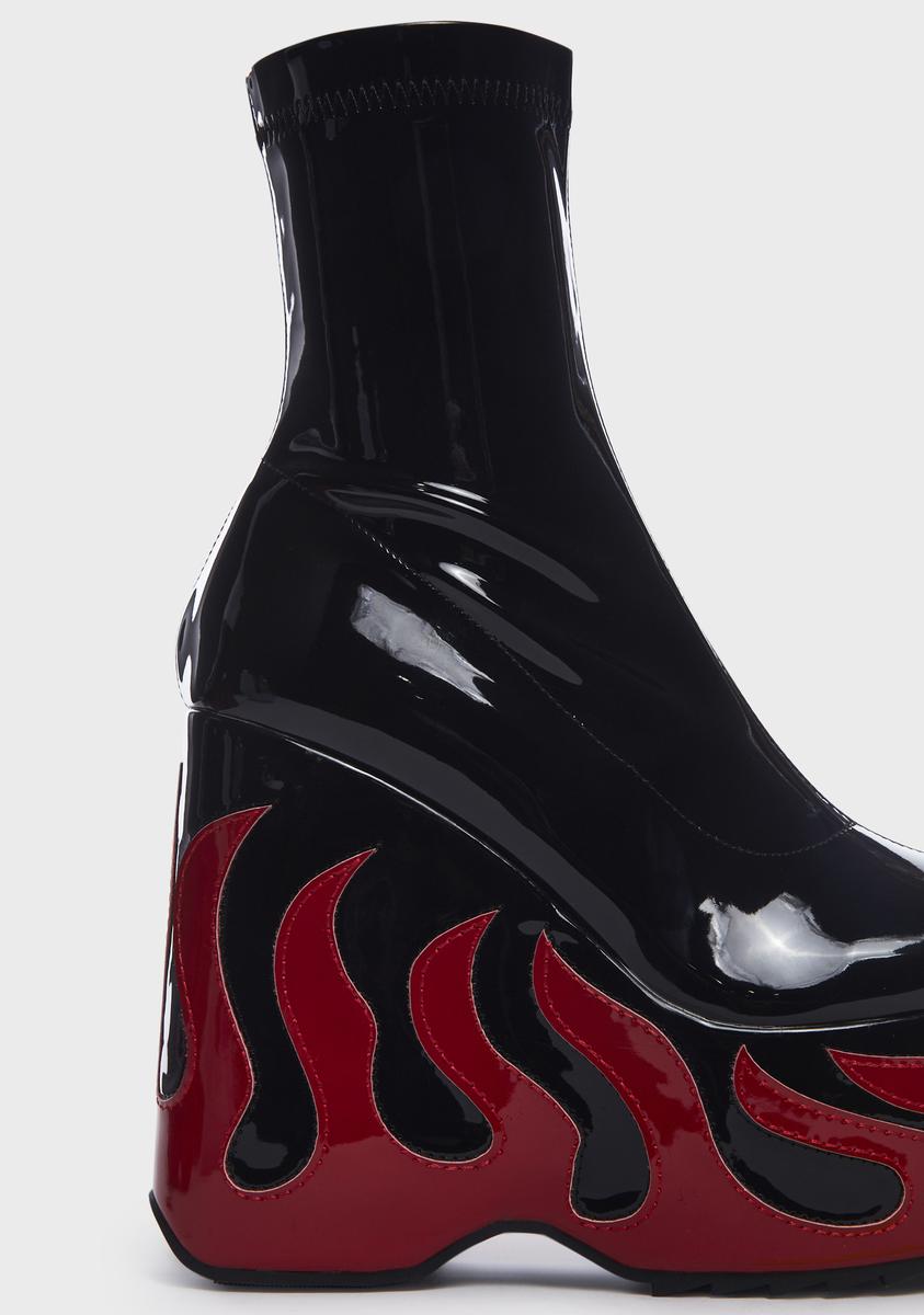 Chaos Calls Flame Boots