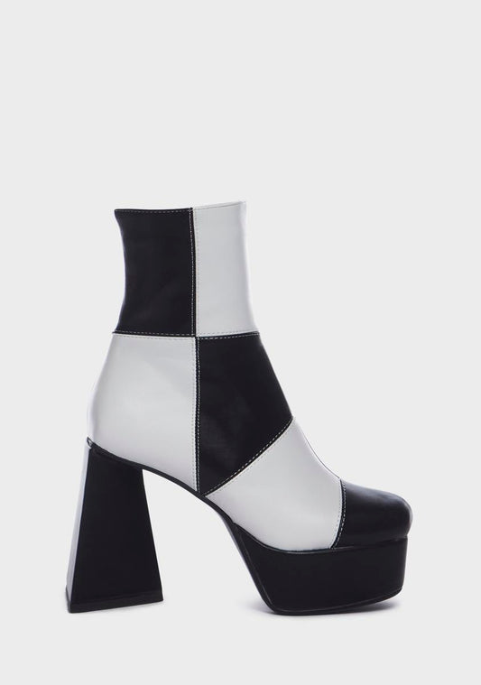 Wait A Minute Platform Boots