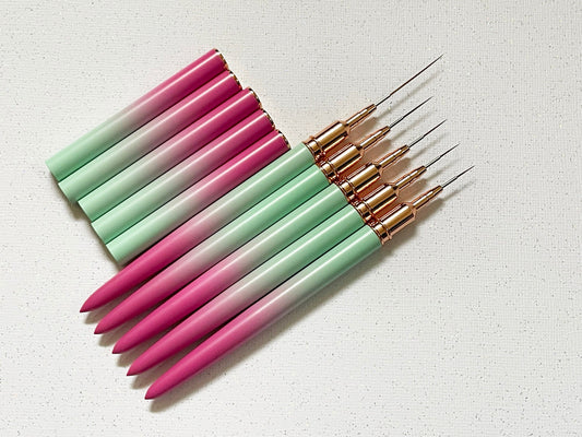 20mm Pink Nail Brush Detailing Striping Nail Art Pen