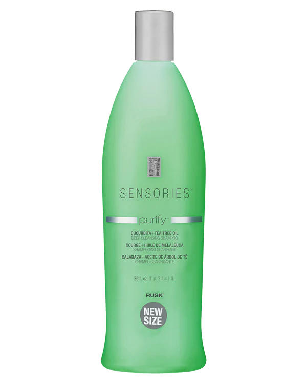 Rusk Sensories Purify Cucurbita and Tea Tree Oil Deep Cleansing Shampoo 35oz