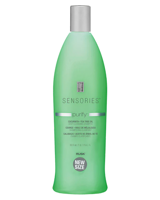 Rusk Sensories Purify Cucurbita and Tea Tree Oil Deep Cleansing Shampoo 35oz