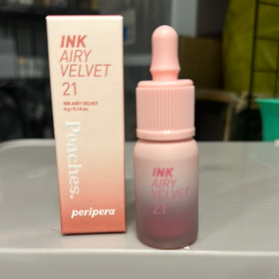 Ink Airy Velvet Lip Tint (#21 Fluffy Peach) - Get Ready for Spring with this 2024's Hottest Lip Tint