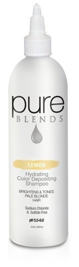 Pure Blends Lemon Depositing Shampoo 8.5 oz