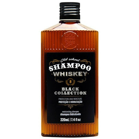 Barber Old School Whiskey Shampoo Moisturizing Hair Treatment 220ML - QOD