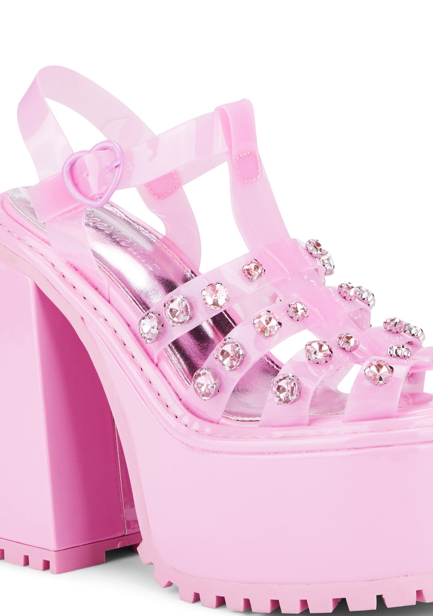 Self-Love Club Platform Heels - Pink