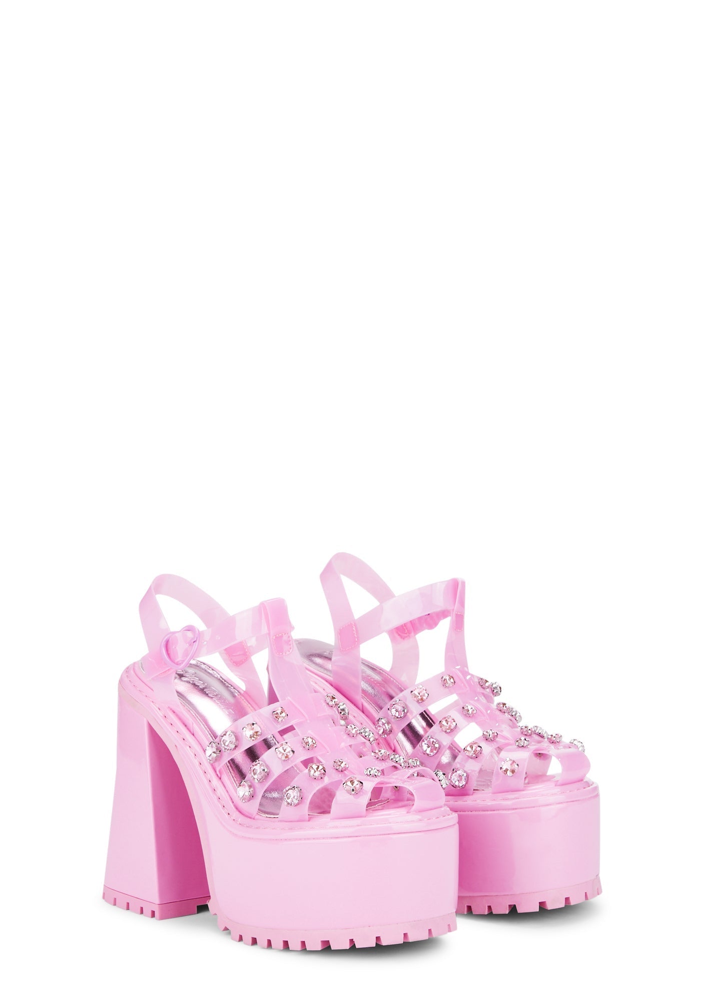Self-Love Club Platform Heels - Pink