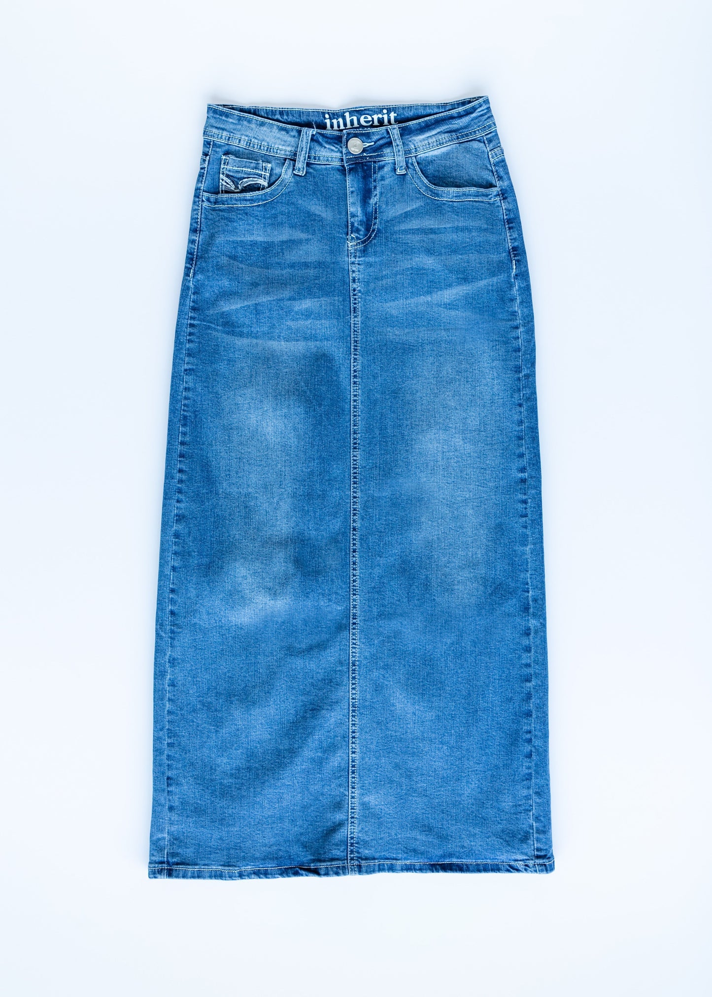 Stella Light Long Denim Skirt - FINAL SALE