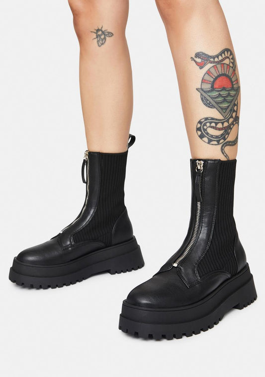 Code Zip Up Boots